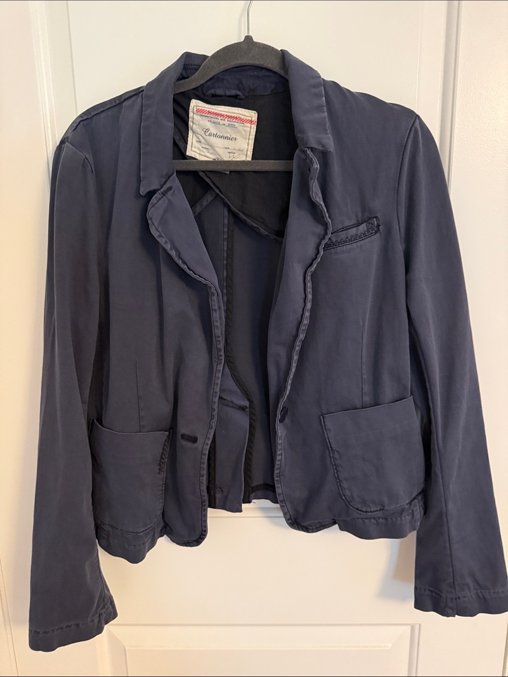 Cartonnier Navy Blue Relaxed Blazer